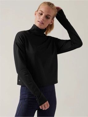 Athleta Whistler Mockneck Top